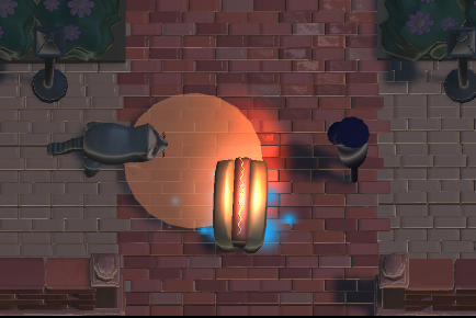 A gameplay image of PARK AFTER DARK.